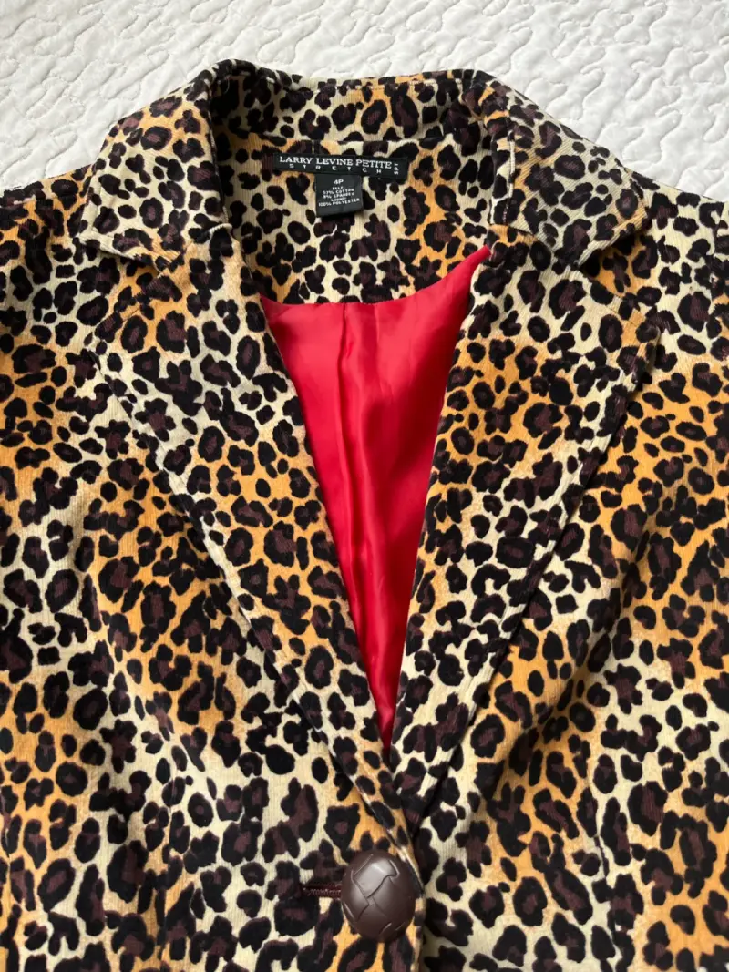 Chaqueta formal/Blazer animal print - 2