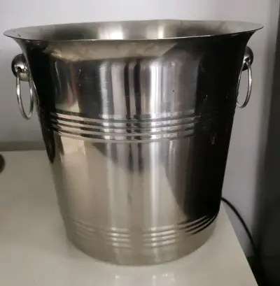 Cubeta de acero inoxidable para hielo - miniatura 1