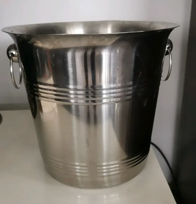 Cubeta de acero inoxidable para hielo - 2