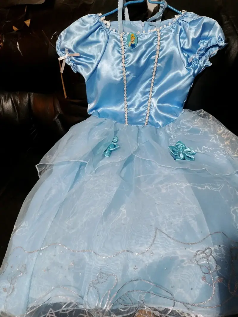Disfraz de princesa azul para niña - 1