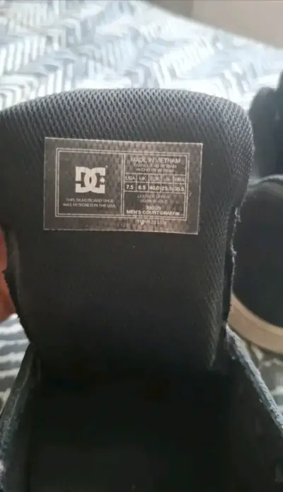 Zapatillas DC negras para hombre talla 40.5 - miniatura 4
