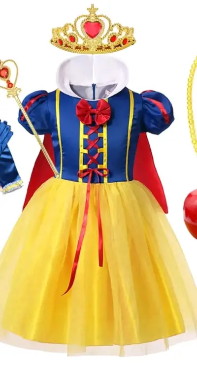Disfraz de Blancanieves para niña con accesorios - miniatura 1