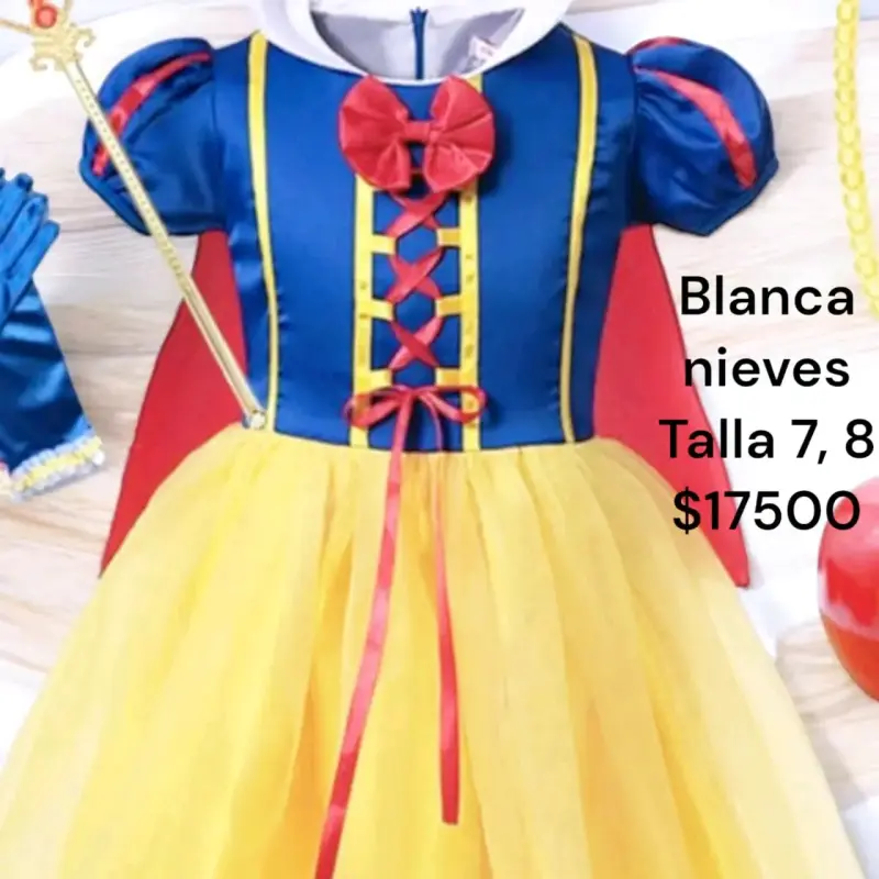 Disfraz de Blancanieves para niña con accesorios - 3