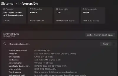 Laptop Lenovo IdeaPad 3 - miniatura 2