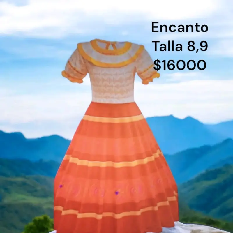 Disfraz de princesa para niña en color rosa - 5