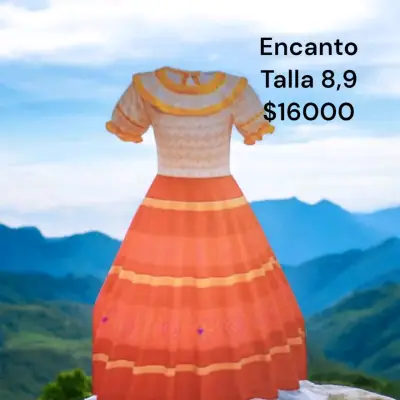Disfraz de princesa para niña en color rosa - miniatura 5