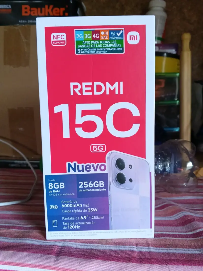 Smartphone Xiaomi Redmi 15C 5G 256GB Plata - 1