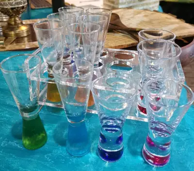 Set de Vasos de Shot con Soporte Acrílico - miniatura 3
