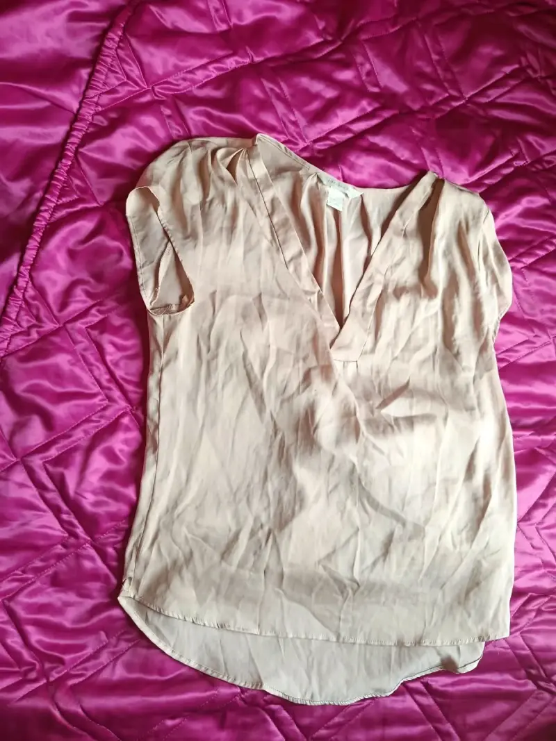 Blusa Beige H&M Conscious Talla 34 - 1