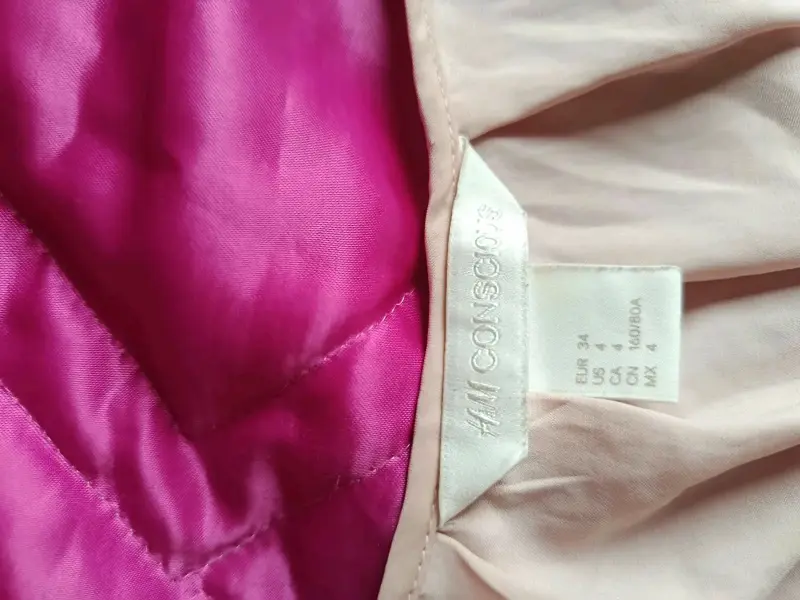 Blusa Beige H&M Conscious Talla 34 - 3