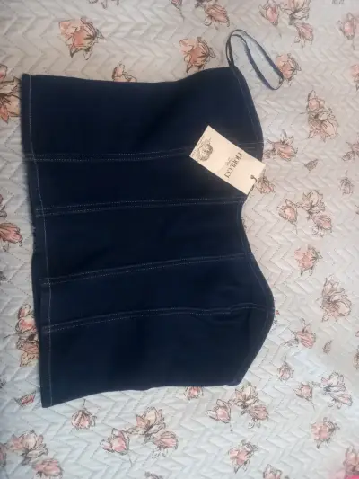 Top de mezclilla Fiorucci azul talla L - miniatura 2