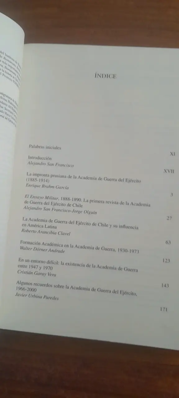 La Academia de Guerra del Ejército de Chile 1 - 3