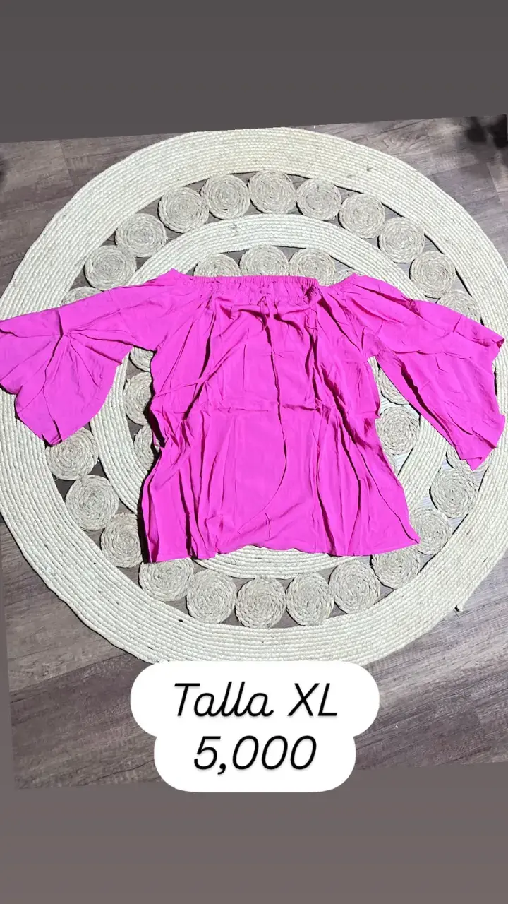 Blusa fucsia de mujer talla XL