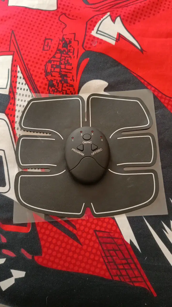Electroestimulador muscular abdominal portátil - 1