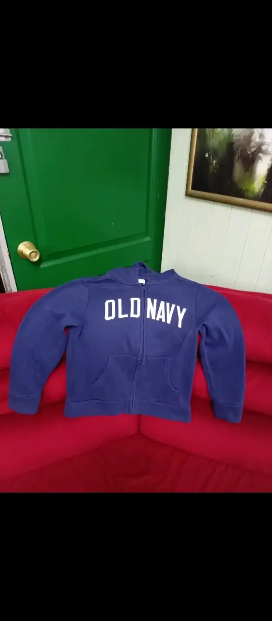 Polerón azul con capucha Old Navy para niños - 1