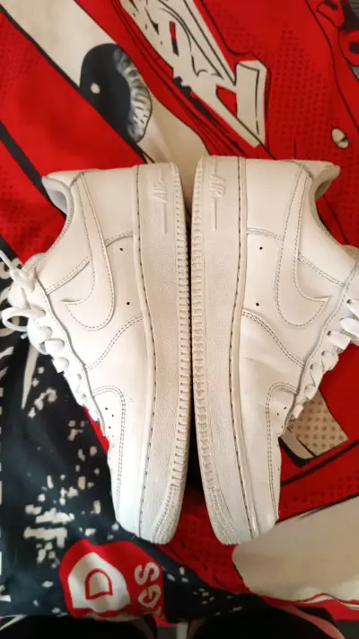 Zapatillas deportivas blancas Nike Air Force - miniatura 3