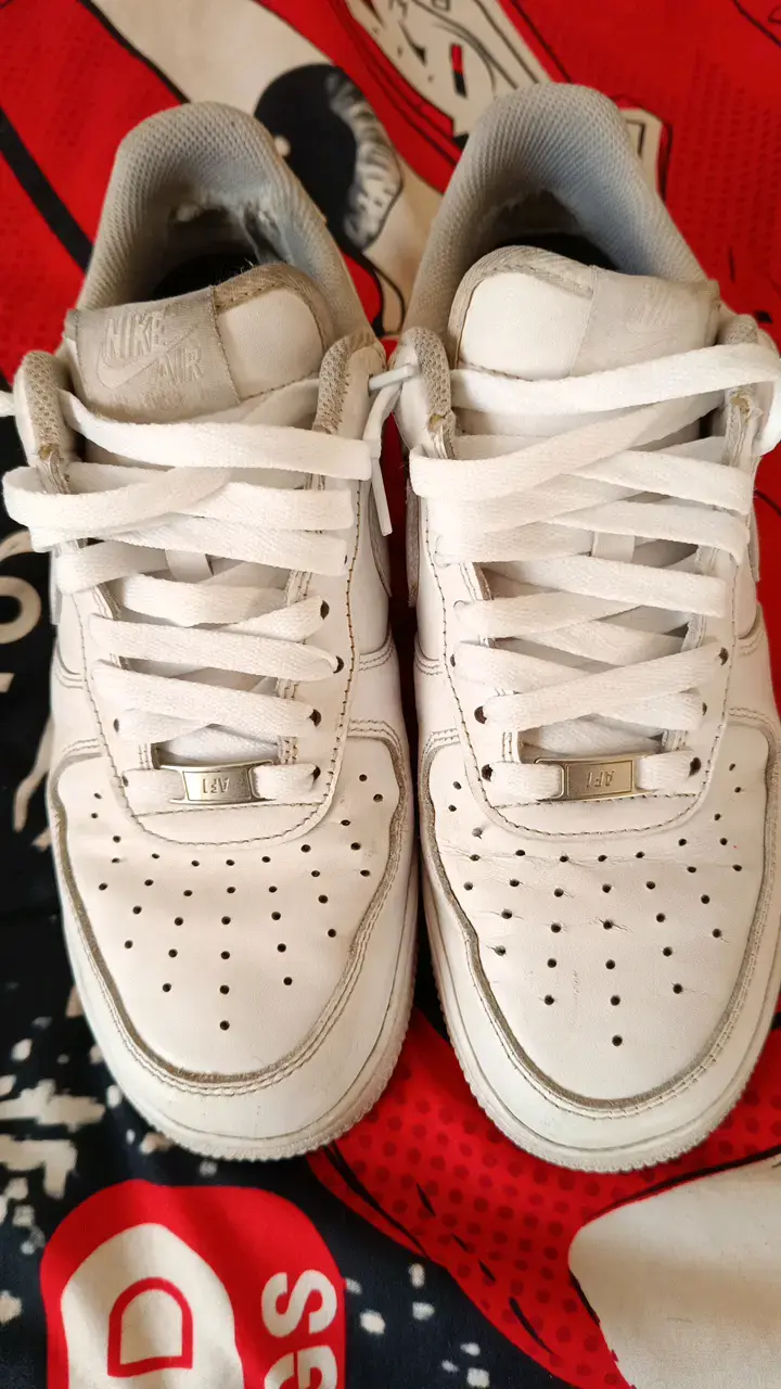 Zapatillas deportivas blancas Nike Air Force - 4