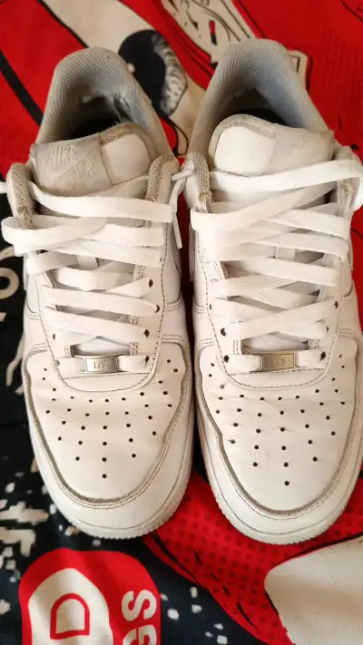 Zapatillas deportivas blancas Nike Air Force - miniatura 4