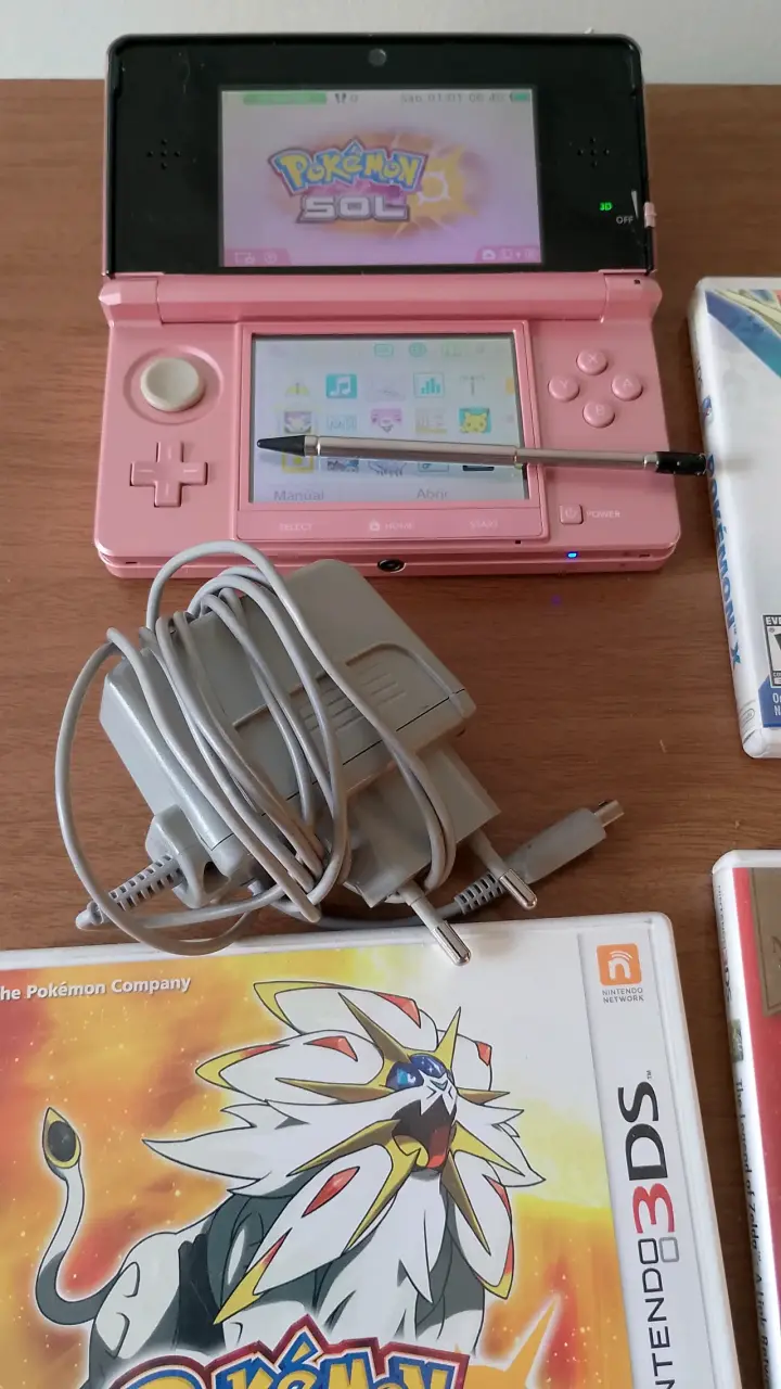 Consola Nintendo 3DS Rosa más juegos - 2