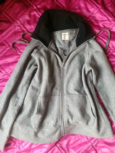Poleron polar gris talla L - miniatura 1