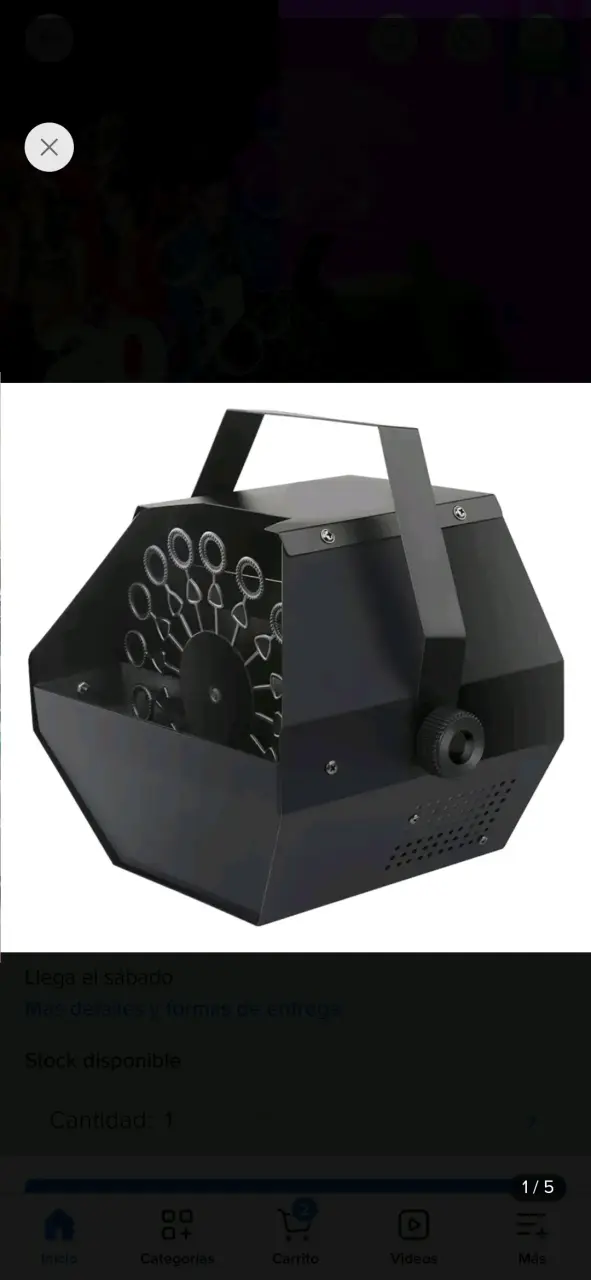 Máquina de Burbujas Automática para Fiestas - 1