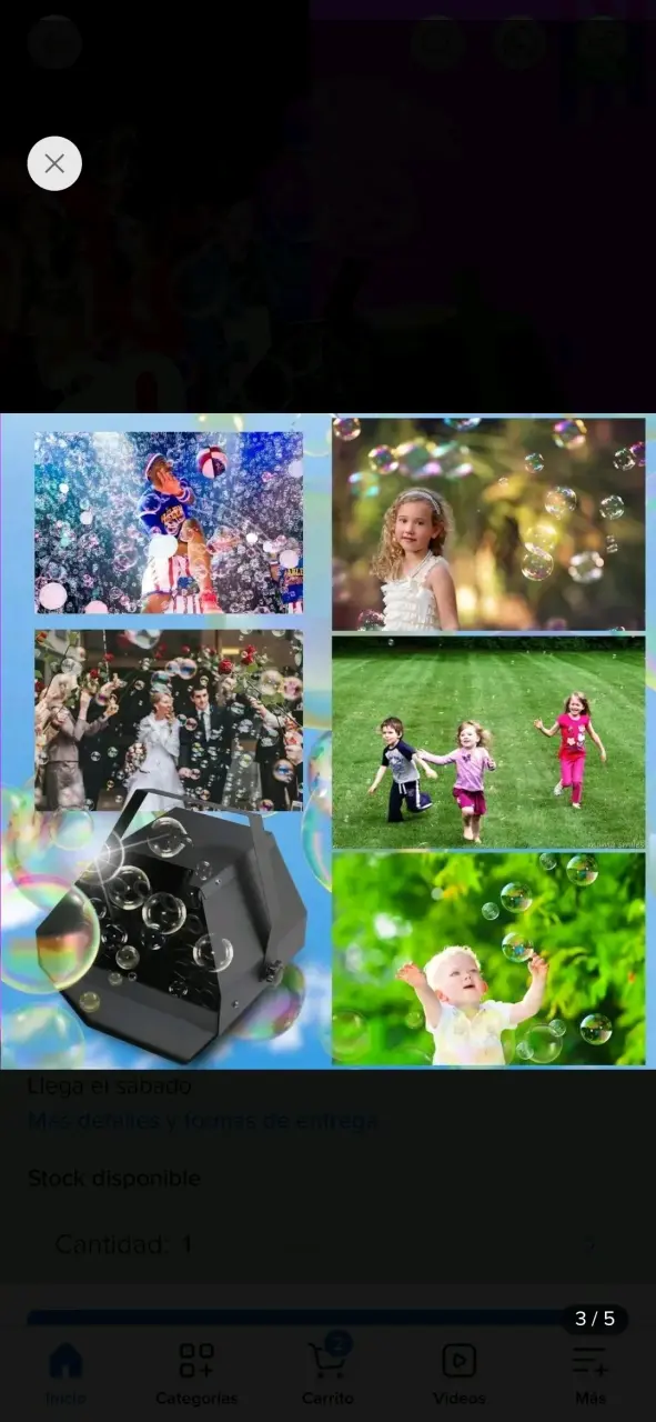 Máquina de Burbujas Automática para Fiestas - 3
