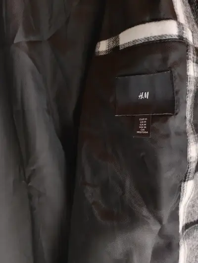 Chaqueta de franela a cuadros para hombre - miniatura 2