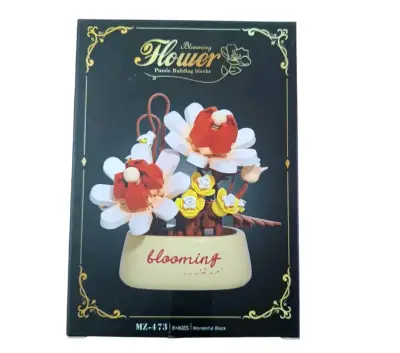 Set de Bloques de Construcción Florales - miniatura 1
