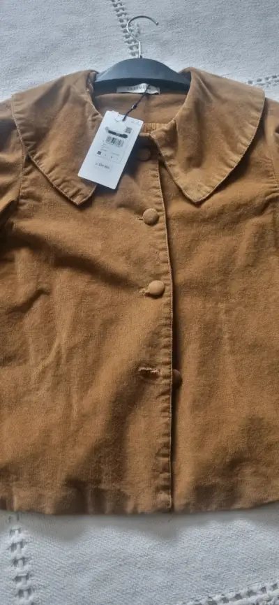 Chaqueta de pana marrón Basement para mujer - miniatura 1