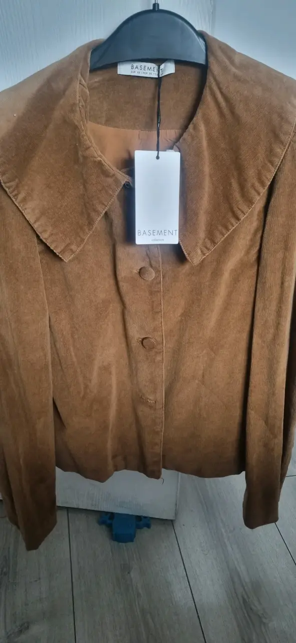 Chaqueta de pana marrón Basement para mujer - 2