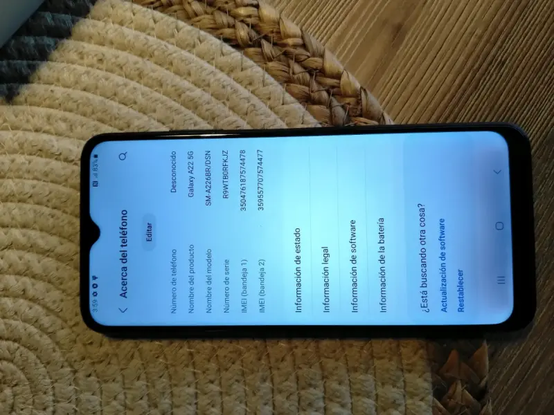 Smartphone Samsung Galaxy A02 en buen estado - 3