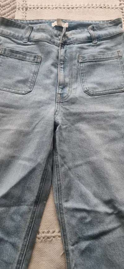 Jeans de mezclilla azul claro talla 38 - miniatura 1