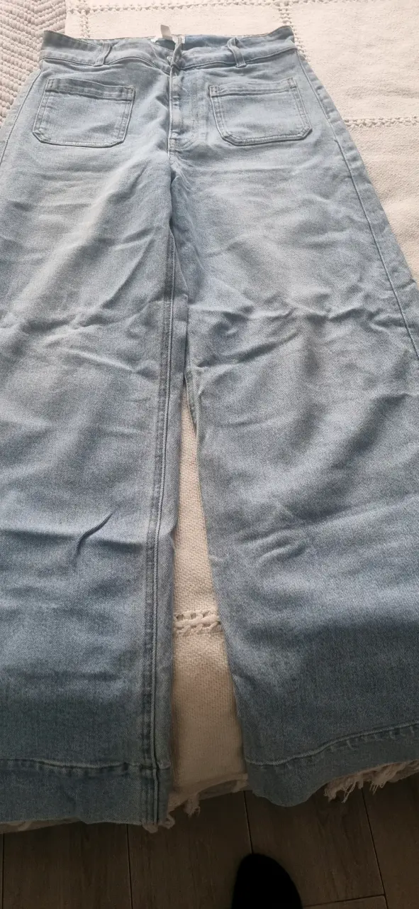 Jeans de mezclilla azul claro talla 38 - 2