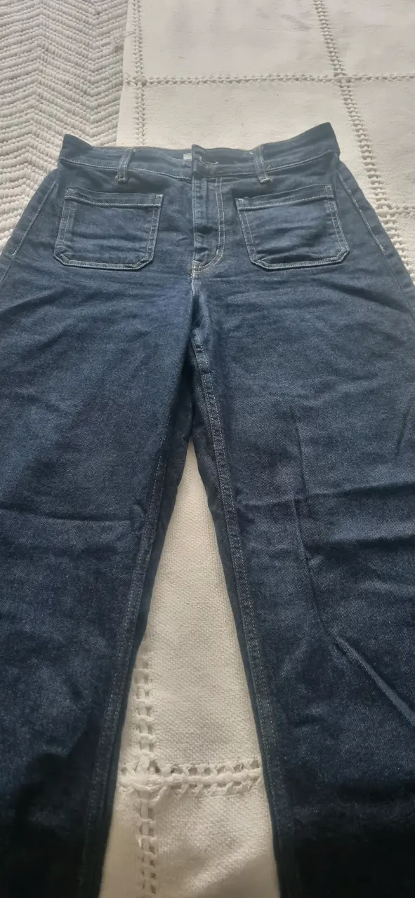 Jeans azul oscuro H&M para mujer - 1