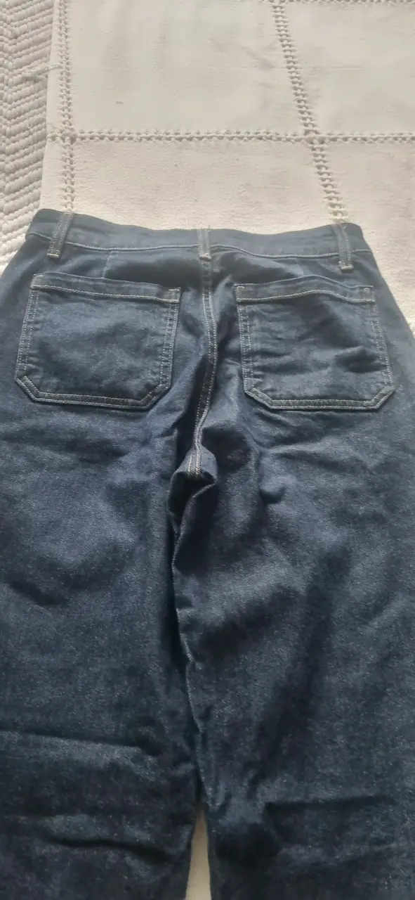 Jeans azul oscuro H&M para mujer - 2