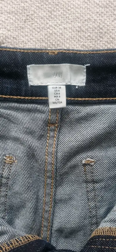 Jeans azul oscuro H&M para mujer - miniatura 3