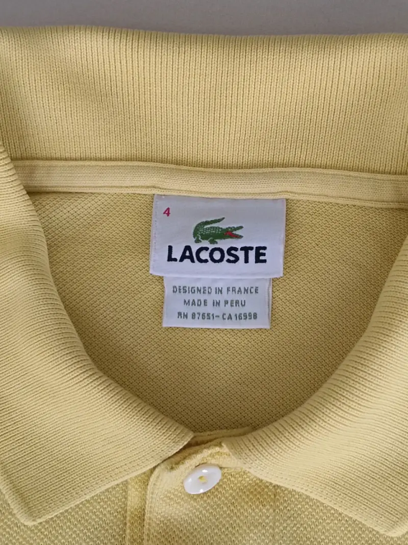 Polo Amarilla Lacoste - 3