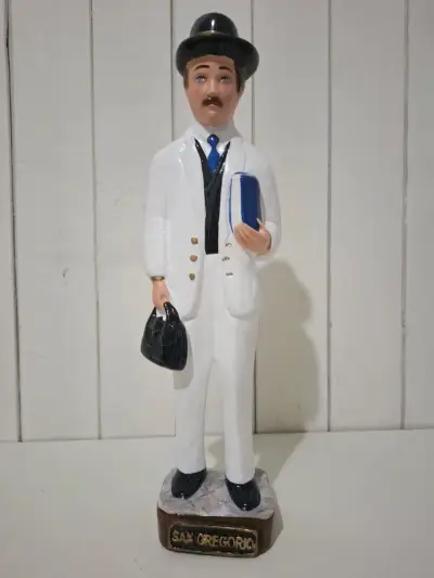 Figura de San Gregorio Hernandez  blanco 35 cm - miniatura 1
