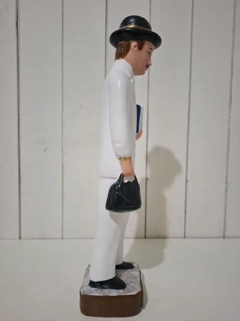 Figura de San Gregorio Hernandez blanco 35 cm - 6