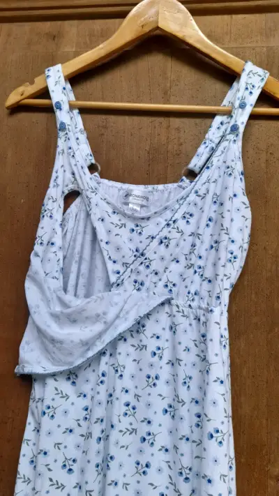 Camisa dormir de lactancia floral Monamoon - miniatura 3