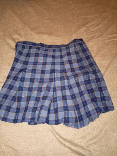 Falda escocesa azul talla 44 - miniatura 1