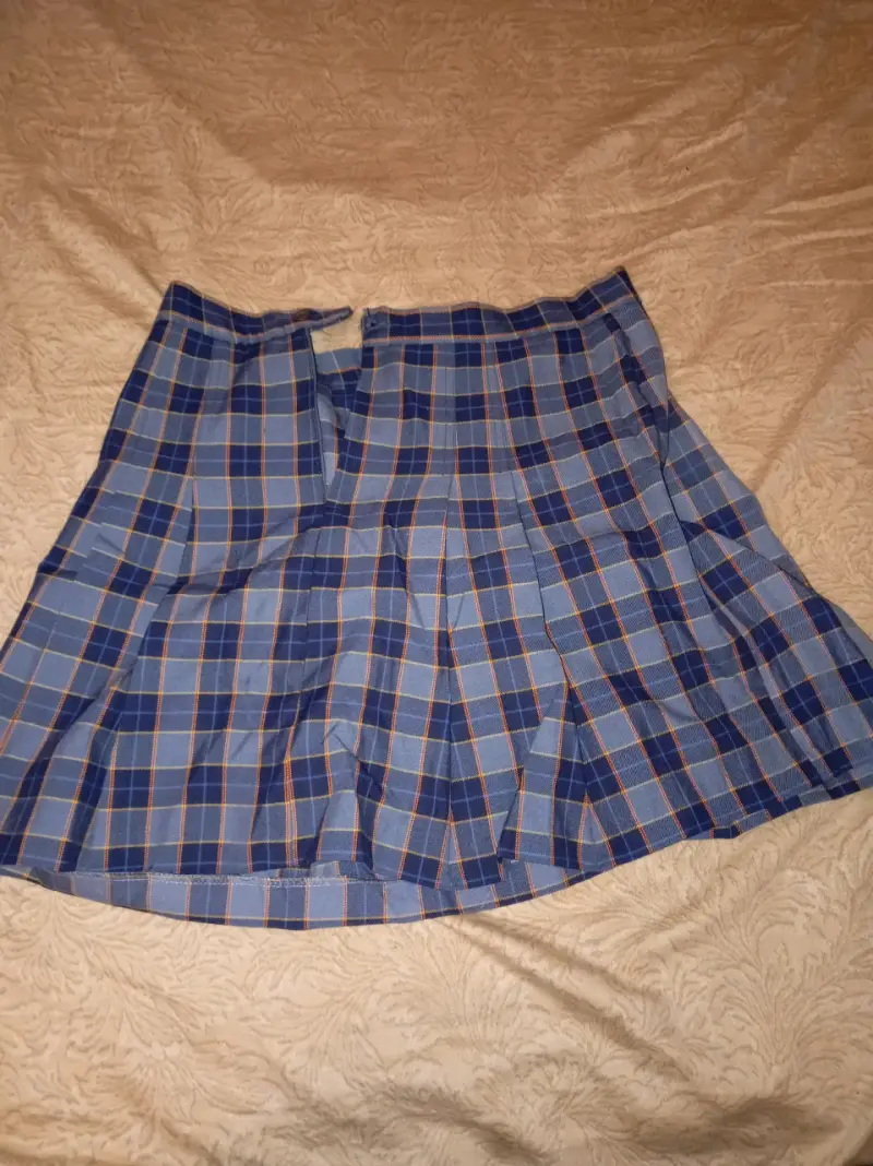 Falda escocesa azul talla 44 - 2