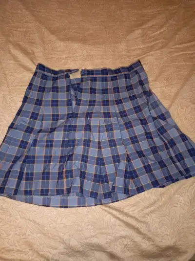 Falda escocesa azul talla 44 - miniatura 2