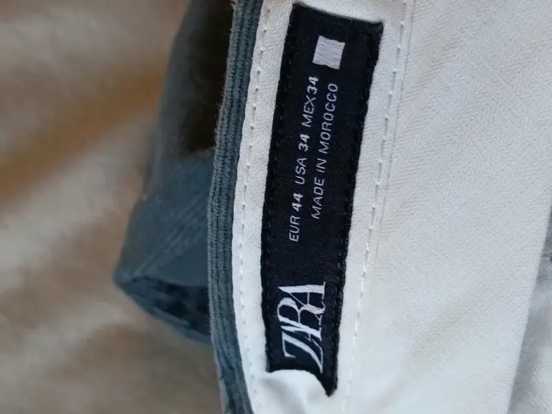 Pantalones Zara azul para hombre talla 44 - 3