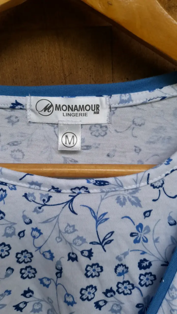 Camisa Maternal y lactancia Floral Azul - 5