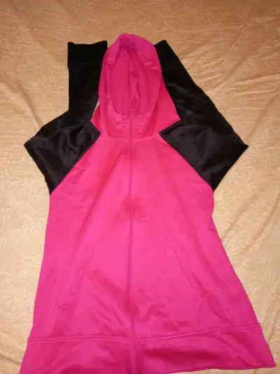 Polerón con capucha rosa y negro Danskin - miniatura 1