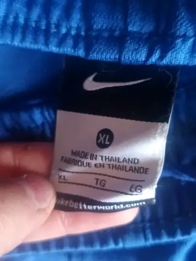 Shorts / Jorts baggy azules Nike talla XL - miniatura 2