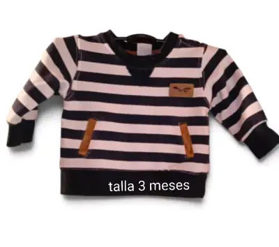 Conjunto de polerones para bebé en varios colores y tallas - miniatura 1