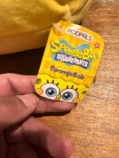 Peluche Bob Esponja Popples nuevo - miniatura 3
