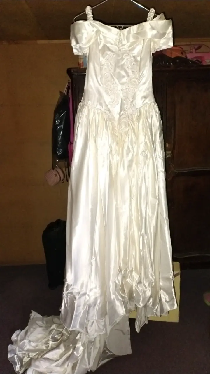 Vestido de Novia Blanco talla 40 (s/m) - 2
